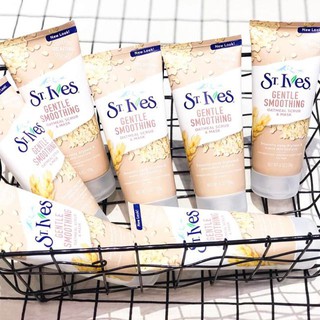 Sữa rửa mặt tẩy da chết St.Ives yến mạch 170g thành phần từ thiên , an toàn-13