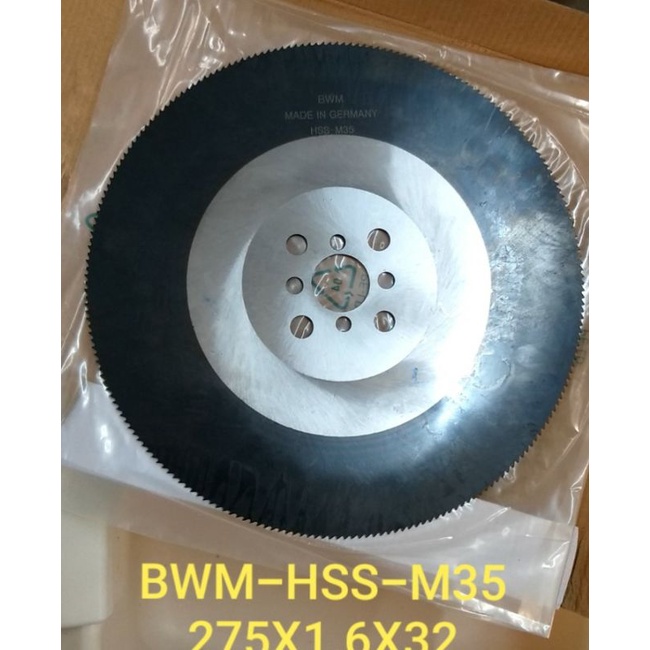 LƯỠI CẮT INOX PHI 275*1,6*3,2MM HÃNG BWM-M35 -GERMANY CHÍNH HÃNG