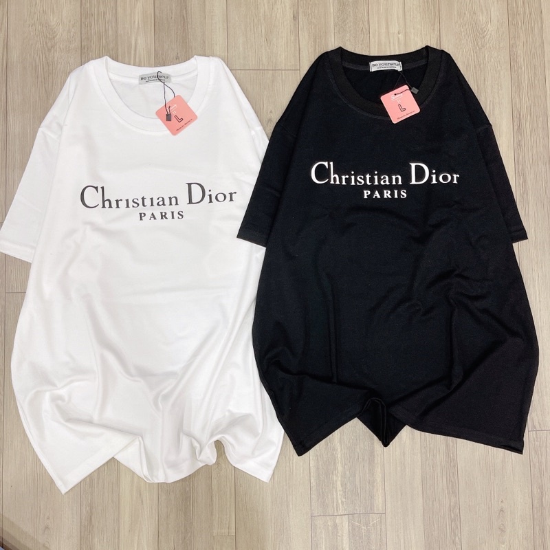 Áo Thun Tay Ngắn UNISEX IN DECAL CHỮ DI-OR - Hình chụp thật (Đủ size M-L-XL)