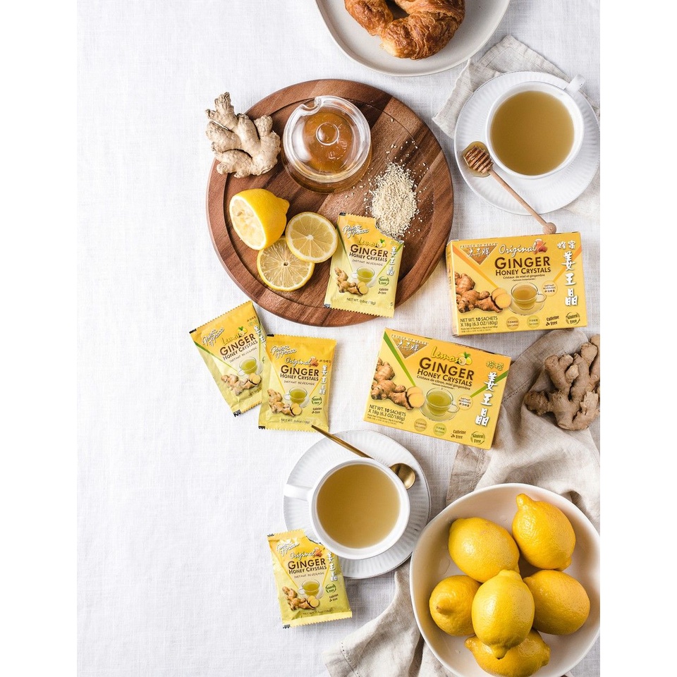 Trà gừng mật ong cô đặc date 5/2025 Original Ginger Honey Crystals - EDS Hàng Mỹ