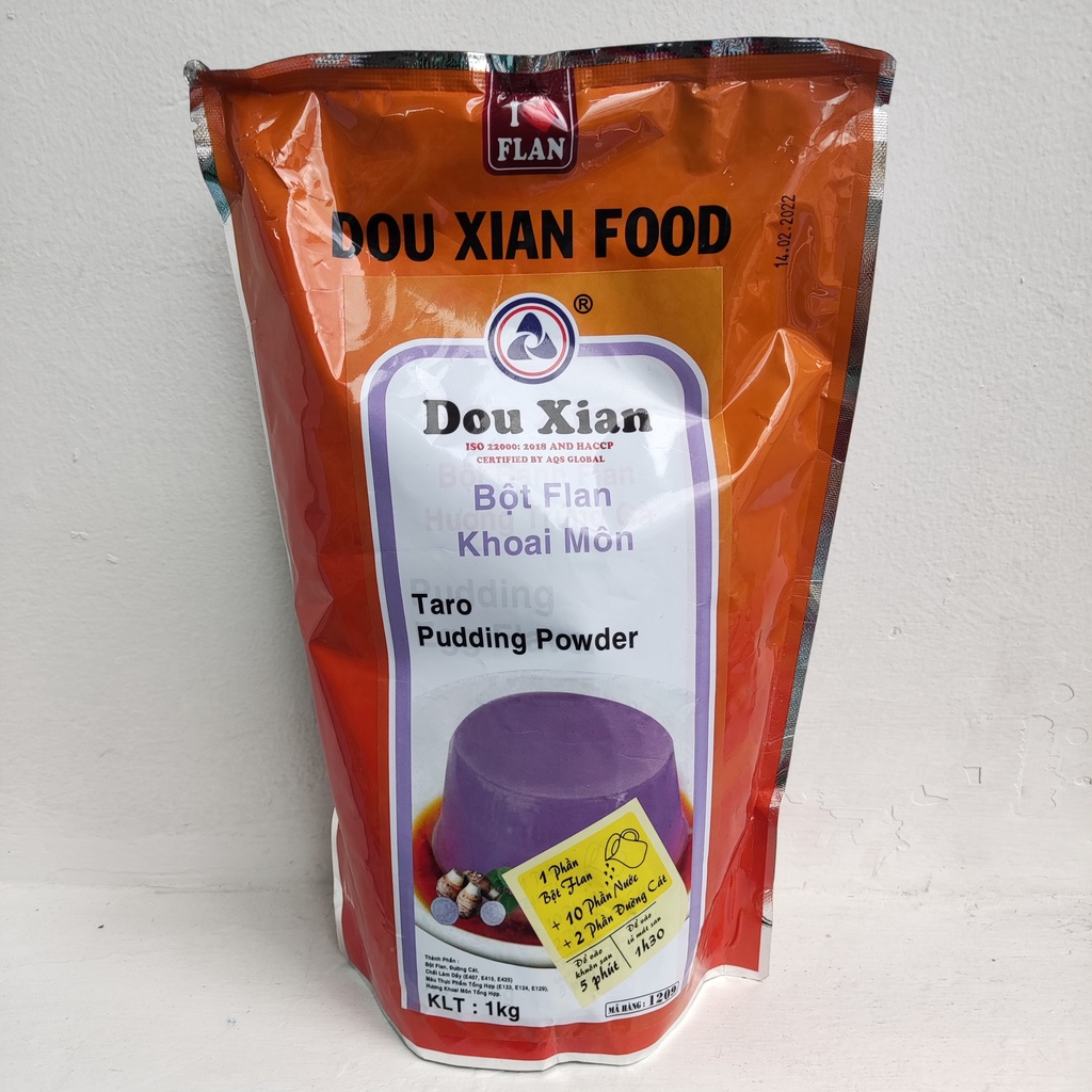 Bột pudding flan douxian gói 50g - 8 mùi vị thơm ngon, dai mềm mịn, dễ nấu - ảnh sản phẩm 5