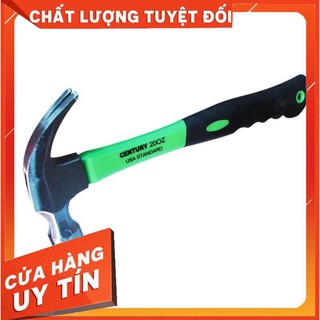 Búa nhổ đinh cán nhựa xanh 08oz century - 131213-8oz