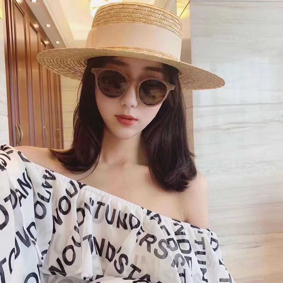 2021 female cartoon round Korean fashion sunglasses