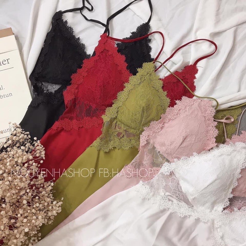 Váy Ngủ Sexy Hoa Nhí Cao Cấp Kenshop0602  - Đầm Ngủ Lụa Satin Quảng Châu