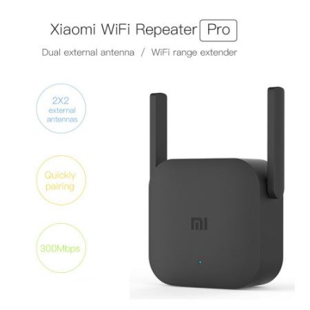 Thiết Bị Khuếch Đại Sóng Wifi Xiaomi 300mbps Kèm 2 Đầu Phát Tín Hiệu