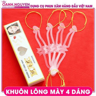 Khuôn Kẻ Lông Mày LOVE/ Tự Kẻ Lông Mày Siêu Nhanh