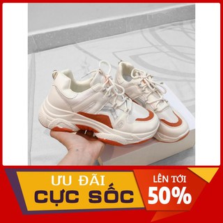 [Siêu Phẩm] Giày thể thao nữ Viền Cam Viền Cam nổi bật Hè 2021.
