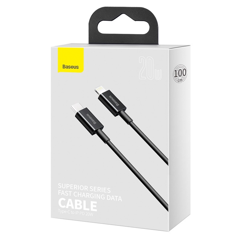Cáp sạc nhanh 2A Baseus CALYS USB to LIGHTNING 1M chính hãng baseus bảo hành 6 tháng