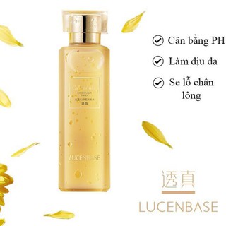 Toner Hoa Cúc Calendula Lucenbase Làm Dịu Da, Se Lỗ Chân Lông, Giảm Mụn, Cấp Ẩm 180ml auth