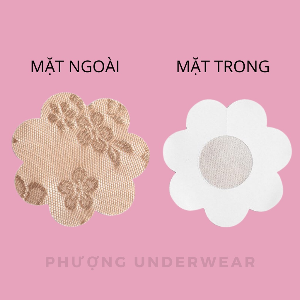 Miếng dán ngực giấy hình bông ren siêu dính loại 1 | BigBuy360 - bigbuy360.vn