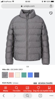 Áo phao kid uniqlo