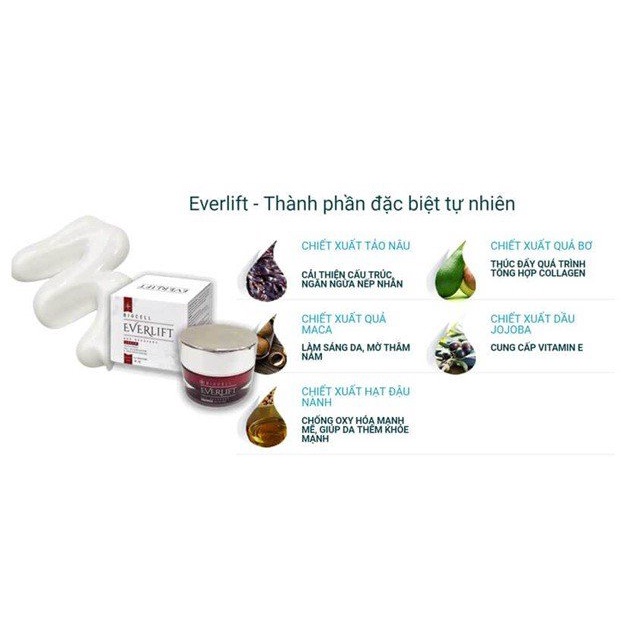 🍀🍀 Everlift Cream Kem Chống Lão Hóa Dưỡng Trắng Và Làm Đẹp Da Bí Quyết Không Tuổi