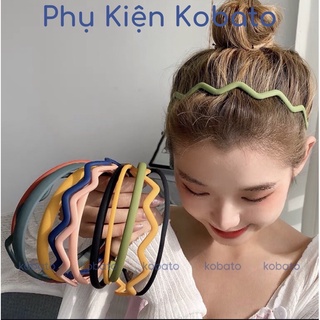 Băng đô cài tóc rửa mặt size vừa và nhỏ bằng nhựa nhiều màu dể thương cho nữ