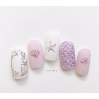 Móng úp thiết kế/ nailbox mẫu đi biển