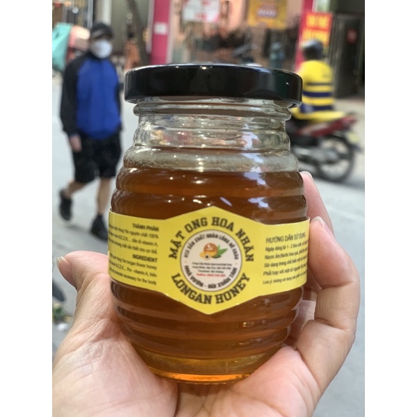 Mật ong hoa nhãn Hưng Yên chuẩn 100% không đường 180ml