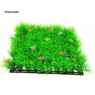 Thảm cỏ nhân tạo dùng để trang trí bể cá