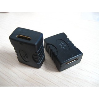 Đầu nối HDMI 2 đầu âm Connect Adapter (Đen)