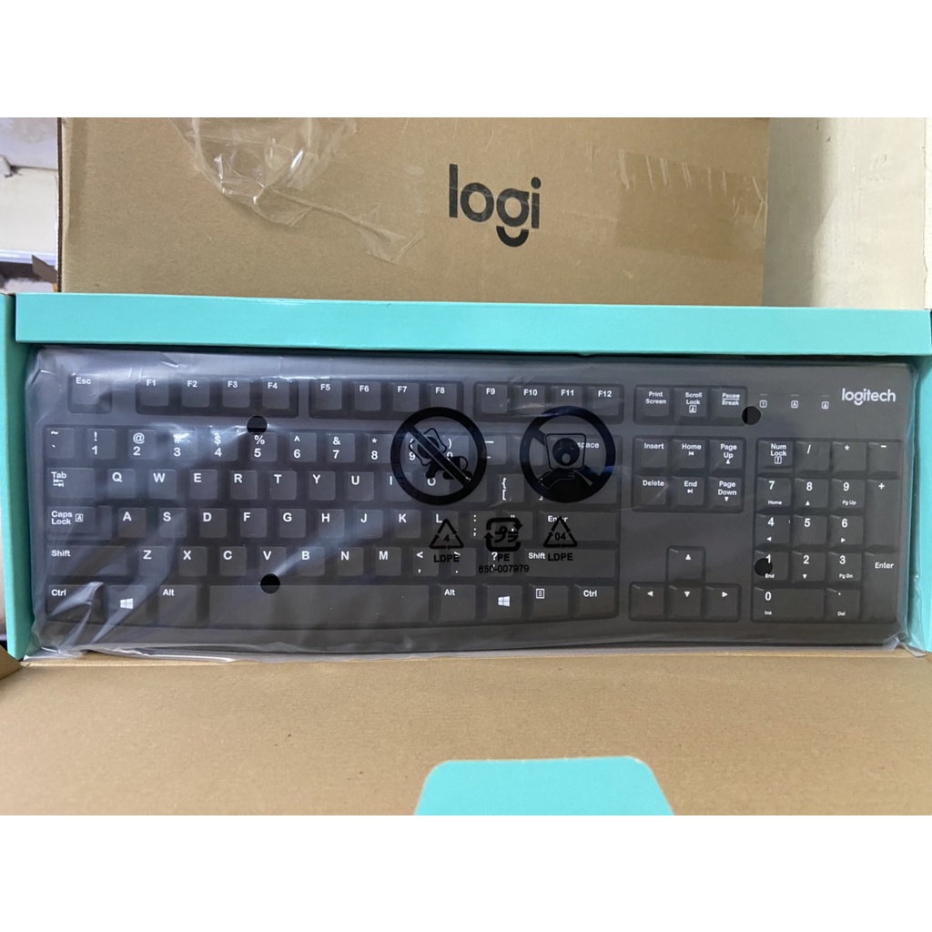 Bàn phím có dây Logitech K120 - hàng chính hãng Logitech