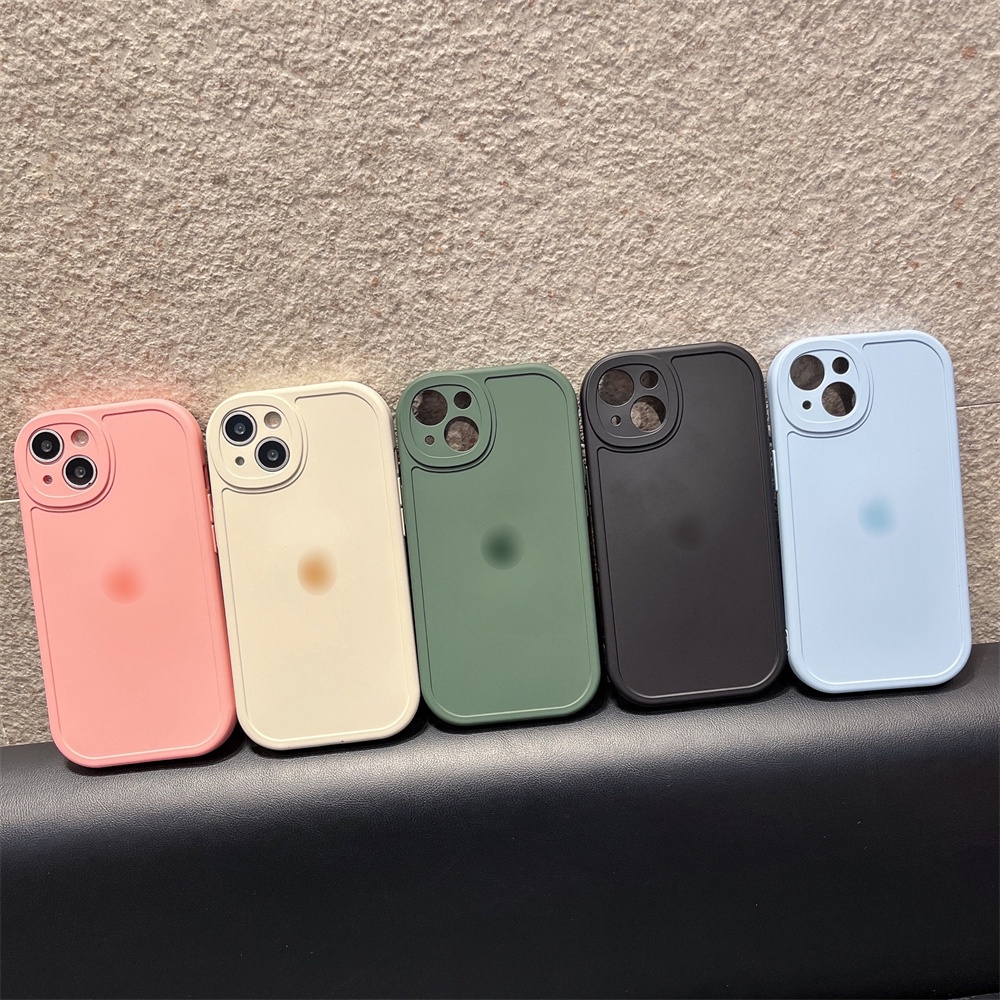 Ốp Điện Thoại TPU Mềm Đơn Giản Chống Rơi Cho iPhone 13 12 11 Pro Max Promax XS Max XR X 7 Plus 8 8Plus