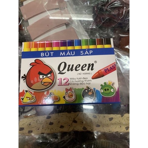 Hộp sáp màu queen 12 màu