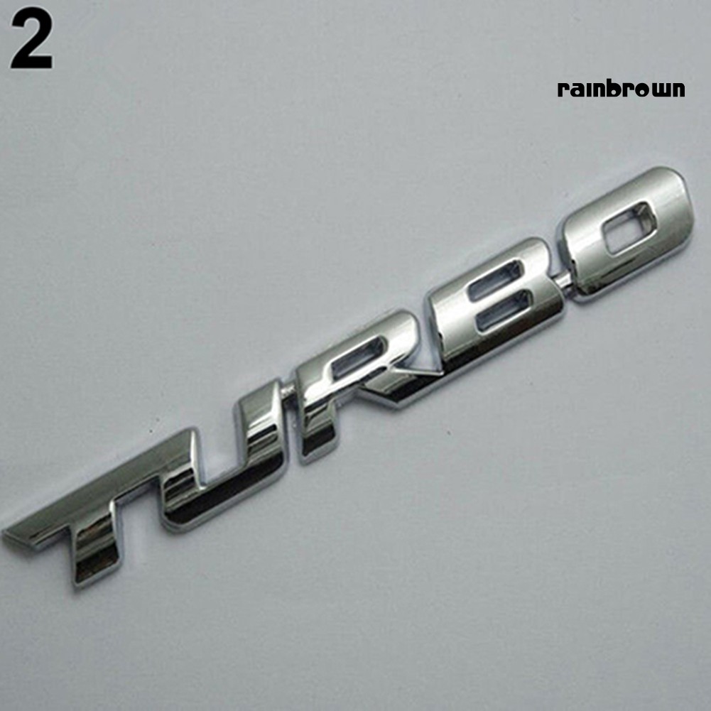 Miếng Dán Chữ 3d Bằng Kim Loại Trang Trí Xe Hơi / Mô Tô