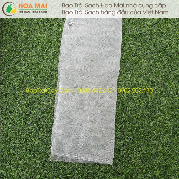 100 cái Túi bao khổ qua 15x35 lưới mùng - hàng chính hãng Hoa Mai
