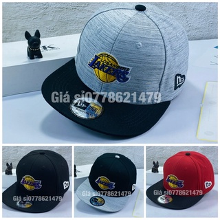 Nón kết lưỡi trai snapback mũ hiphop Lakers thể thao thời trang nam