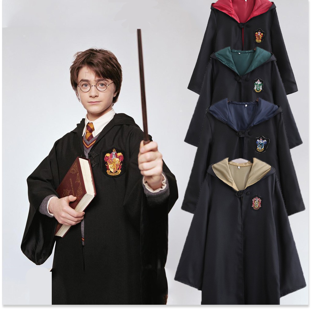 Harry Potter Trang Phục Ma Thuật Áo Choàng Gryffindor Slytherin Hitchpac Ravenclaw Trường Học Ma Thuật Áo Choàng Đồng Ph | BigBuy360 - bigbuy360.vn