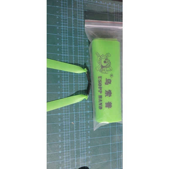 Dây THUN USOP v3 màu xanh lá  CHÍNH HÃNG thế hệ mới nhất cắt sẵn hoặc cột sẵn theo yêu cầu và đi kèm phụ kiện