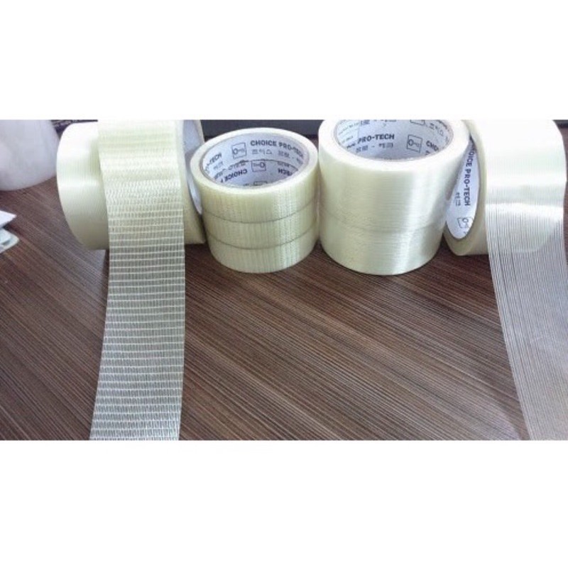 Băng dính sợi thuỷ tinh khổ 5cm x 25m băng keo sợi thuỷ tinh