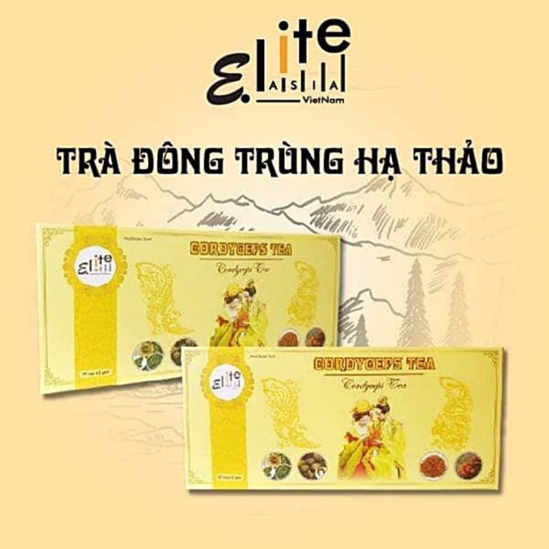 Trà đông trùng hạ thảo Elite tăng cường sức khỏe sinh lý nam - THỰC PHẨM VÀNG BẢO VỆ SỨC KHỎE (HIBABY PLUS)