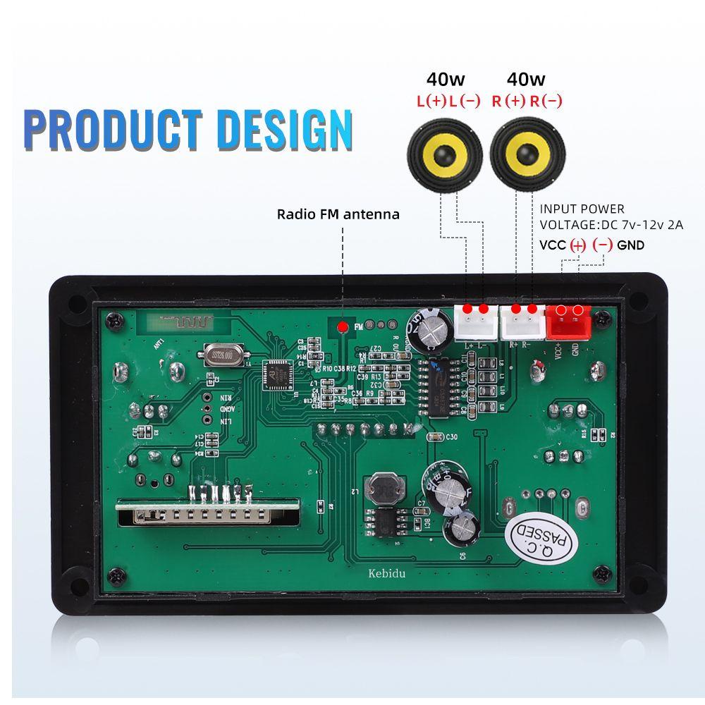 BTLIMER Bảng Mạch Giải Mã Âm Thanh MP3 Bluetooth Cho Xe Hơi