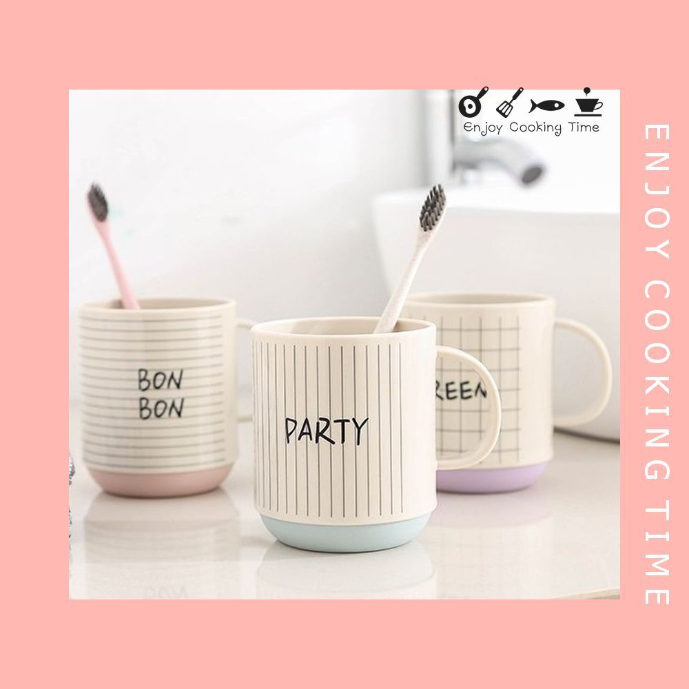 ly cốc nhựa uống sữa đánh răng cakeshop hcm