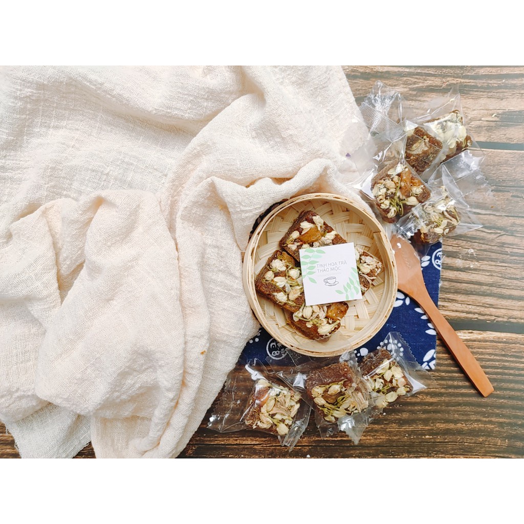 Trà đường nâu gừng nhài long nhãn nụ nhài 1 kí Tinh Hoa Trà Thảo Mộc Món Qùa Từ Thiên Nhiên