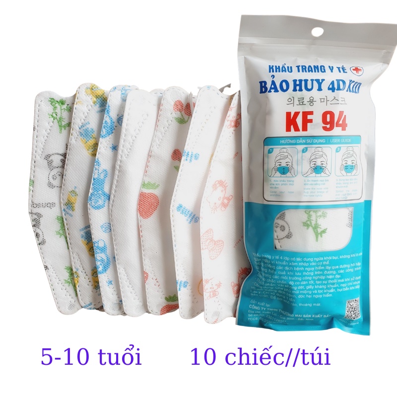 Khẩu Trang 4D MASK KF94 Công Nghệ Dập Hàng Quốc - Hàng Chính Hãng Công Ty( T&amp;T)