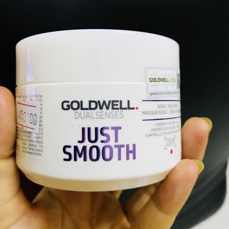 🇩🇪Goldwell🇩🇪 Hấp dầu suôn mượt 60s Goldwell Just Smooth 60sec Treatment 500ml