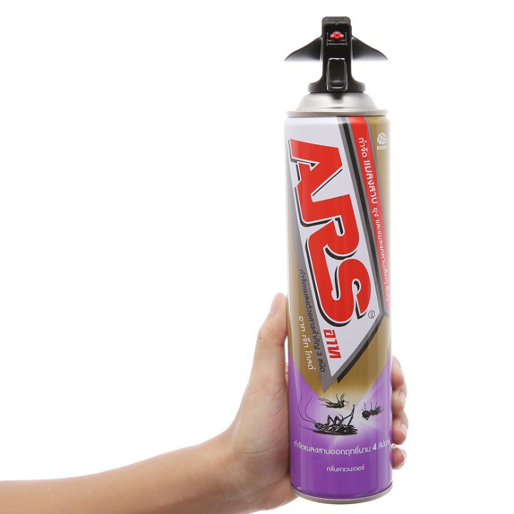 Bình xịt côn trùng ARS Gold Jet hương Lavender 600ml