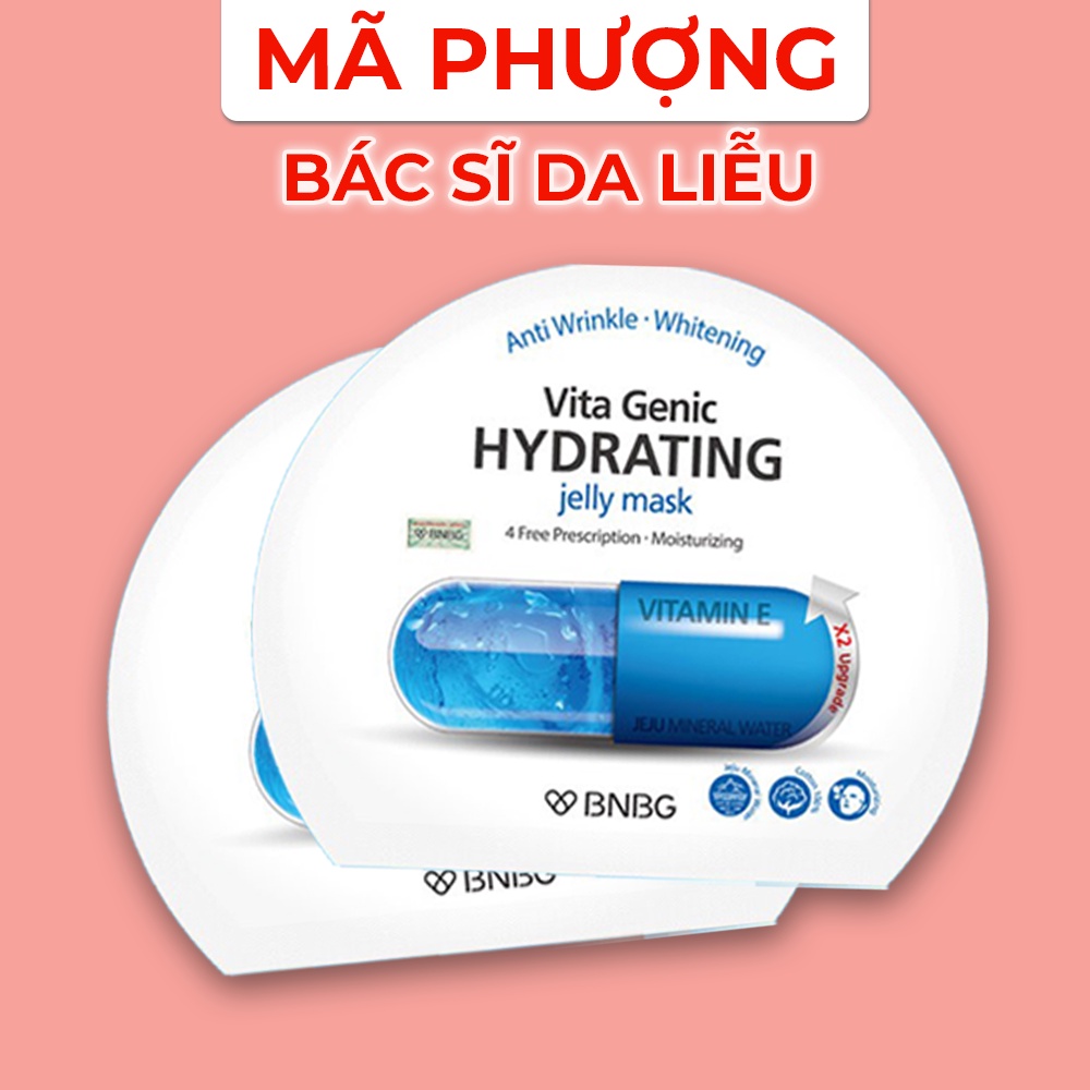 Mặt nạ BNBG Vita Genic Jelly - phục hồi, cấp ẩm, nuôi dưỡng da toàn diện - Bác sĩ Mã Phượng.