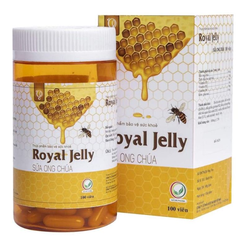 Sữa ong chúa Royal Jelly 100 viên (tem cào) | BigBuy360 - bigbuy360.vn
