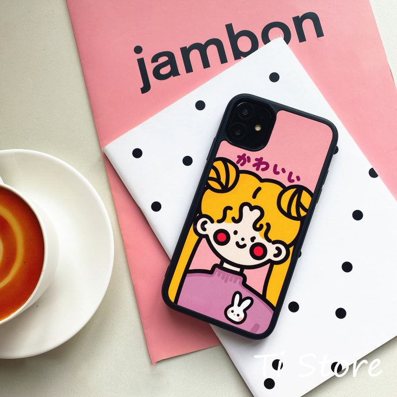 Ốp Lưng Girl Rabbit 2 iP [ TI STORE ]