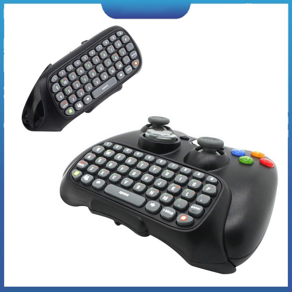 Bàn Phím 47 Phím Mini Không Dây Cho Tay Cầm Chơi Game Xbox 360 Đen