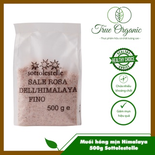 Muối hồng Himalaya mịn hạt muối hồng 500g Sottolestelle