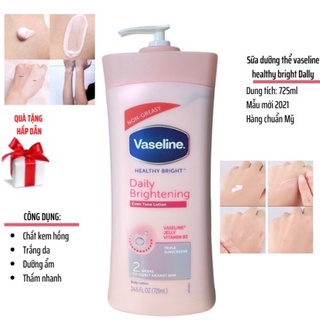 Dưỡng thể trắng da Vaseline Healthy White UV Lightening 725ml