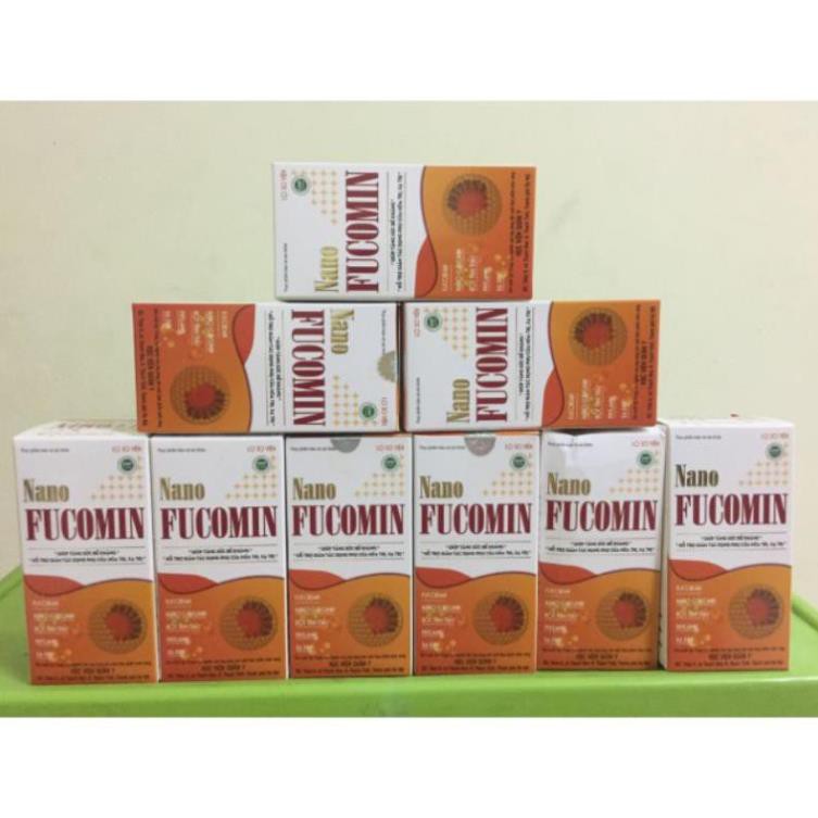 NANO FUCOMIN Học Viện Quân Y gồm Fucoidan, Nano Curcumin, Bột Tam Thất, Cao Xạ Đen Hỗ Trợ Điều Trị Ung Thư hạn tới 2023