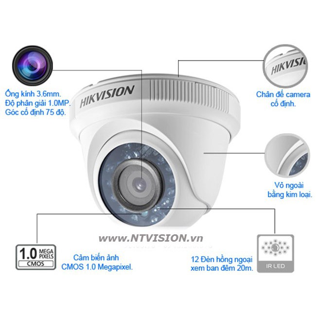 Camera quan sát DS2CE56COT-IRP