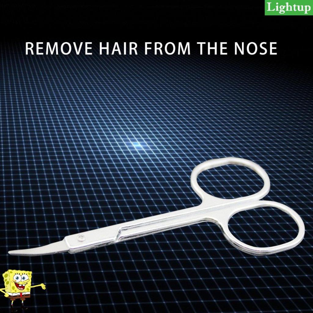 Kéo cắt tóc mũi Máy cắt lông mày nhỏ Kéo trang điểm bằng thép không gỉ
