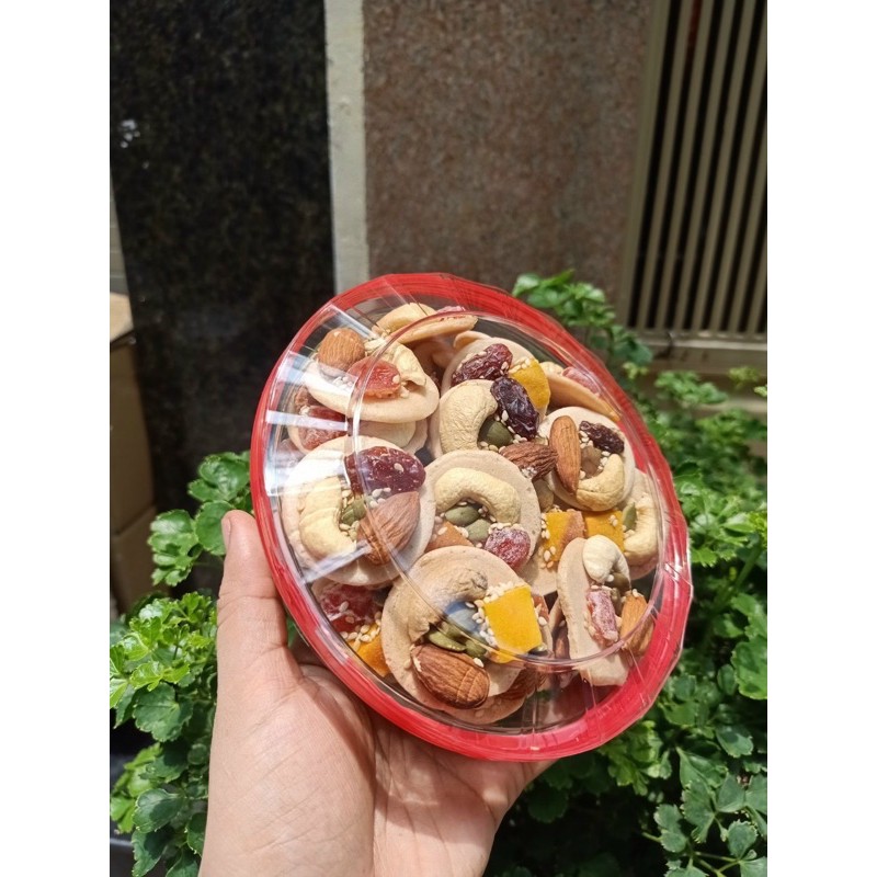 BÁNH ĐỒNG TIỀN MIX HẠT TRÁI CÂY SẤY