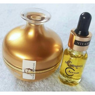 combo kem nhân sâm & serum c