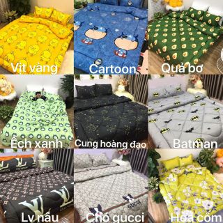 Bộ ga gối ( chat chọn mẫu )