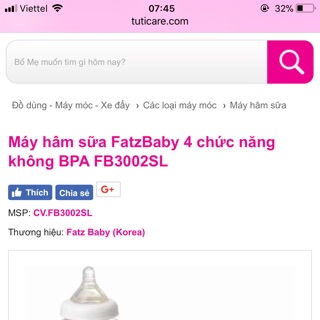 Máy hâm sữa